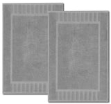 light gray bath mats