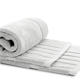 silver bath mats