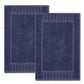 navy blue bath mats