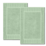 green bath mats
