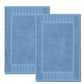light blue bath mats