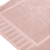 pink bath mat