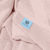 white classic hotel collection pink bath sheets