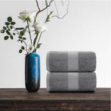 2pc gray bath sheets lifestyle