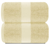 beige bath sheets