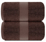 brown bath sheets