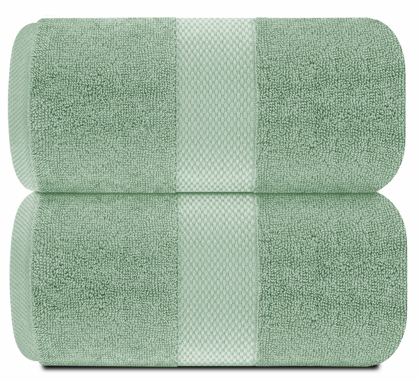 2pc green bath sheets 