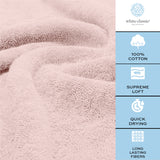 100%  cotton pink bath sheets