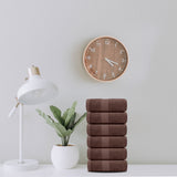 6Pc Brown Hand Towels Lifestyle